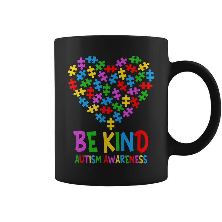 Be Kind Puzzle Heart Kindness Autism Awareness Men Women Kid  Coffee Mug