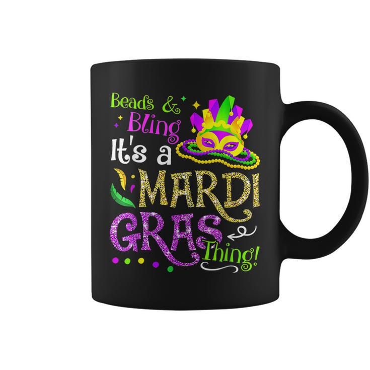Beads & Bling Its A Mardi Gras Thing Cool  Coffee Mug