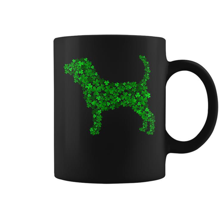 Beagle Dog Shamrock Leaf St Patrick Day  Coffee Mug