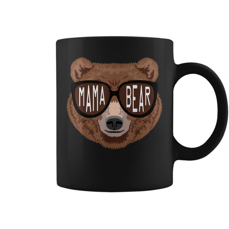 Bear Matching Family Outfits Funny Mama Bear  Coffee Mug