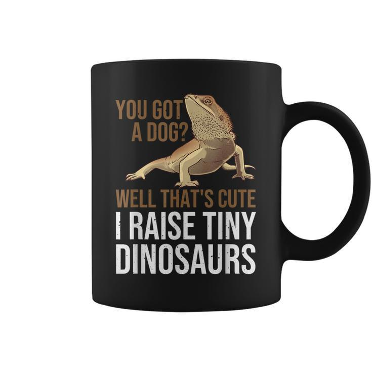 Bearded Dragon Gift Men Women Funny I Raise Tiny Dinosaurs  Coffee Mug