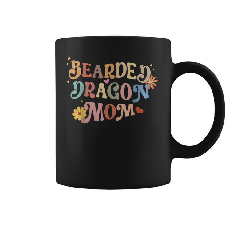 Bearded Dragon Mom Retro Colorful Funny Bearded Dragon  Coffee Mug