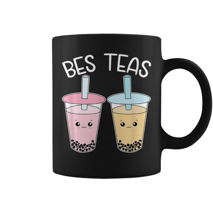 Bes Teas Besties Bubble Tea Cute Boba Best Friends  Coffee Mug