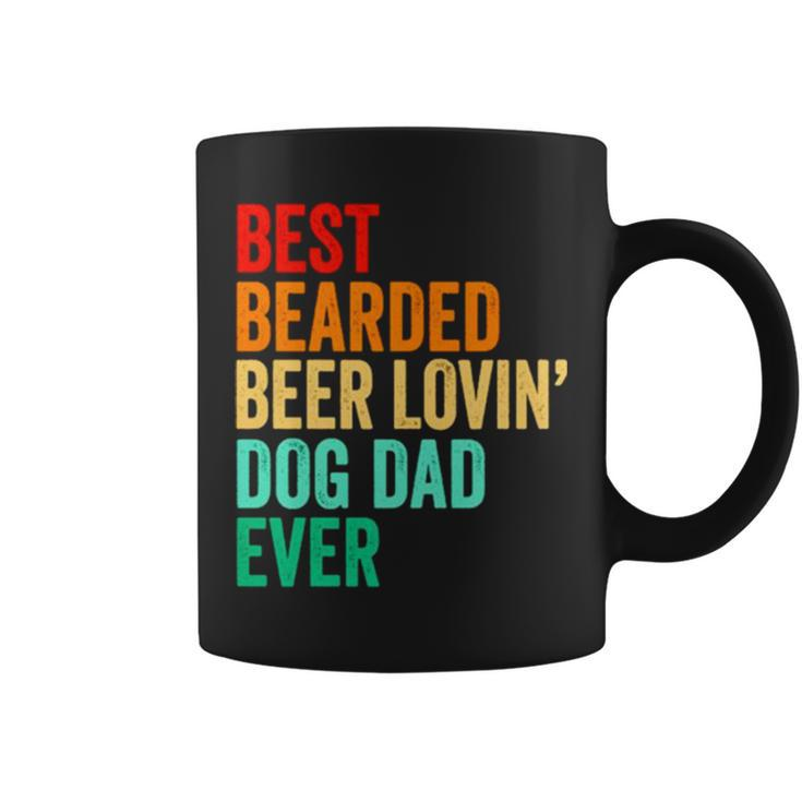 Best Bearded Beer Lovin’ Dog Dad Ever Vintage Coffee Mug