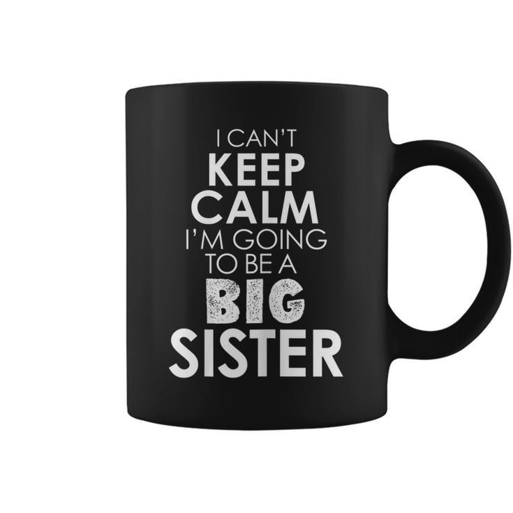 Best Big Sister T  Older Sibling Pregnancy Announcement Coffee Mug