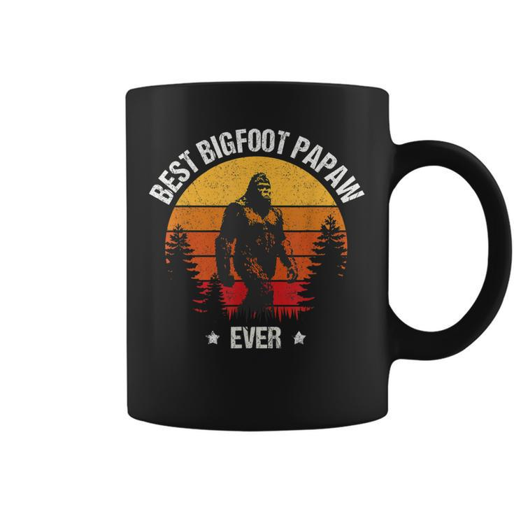 Best Bigfoot Papaw Ever Fathers Day Sasquatch Believe  Coffee Mug