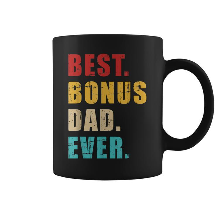 Best Bonus Dad Ever Vintage Retro  Coffee Mug