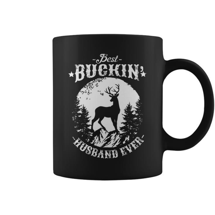 Best Buckin Husband Ever  Deer Hunting Fathers Day Gift For Mens Coffee Mug