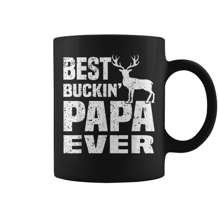 Best Buckin Papa Ever Hunting Hunter Shirt Fathers Day Gifts Coffee Mug