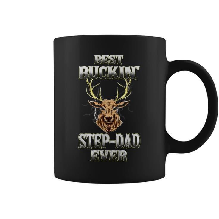 Best Buckin Stepdad Ever Deer Hunting Bucking Dad Grandpa Coffee Mug