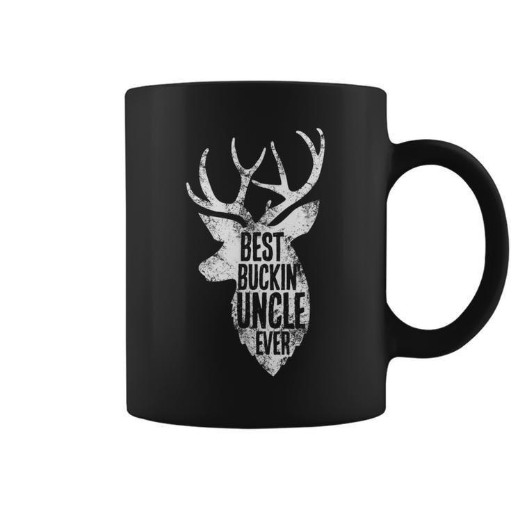 Best Buckin Uncle Ever Greatuncle Funny Deer PunCoffee Mug