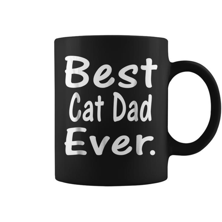 Best Cat Dad Ever Feline Lover Graphic Coffee Mug