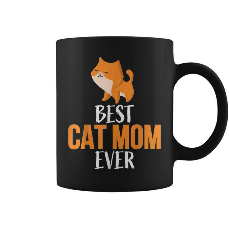 Best Cat Mom Ever  Funny Cat Momy Gift  V2 Coffee Mug