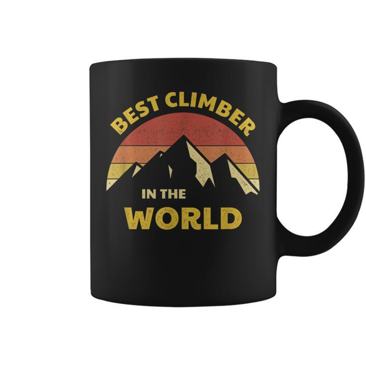 Best Climber In The World Mountaineer Mountain Climbing Coffee Mug
