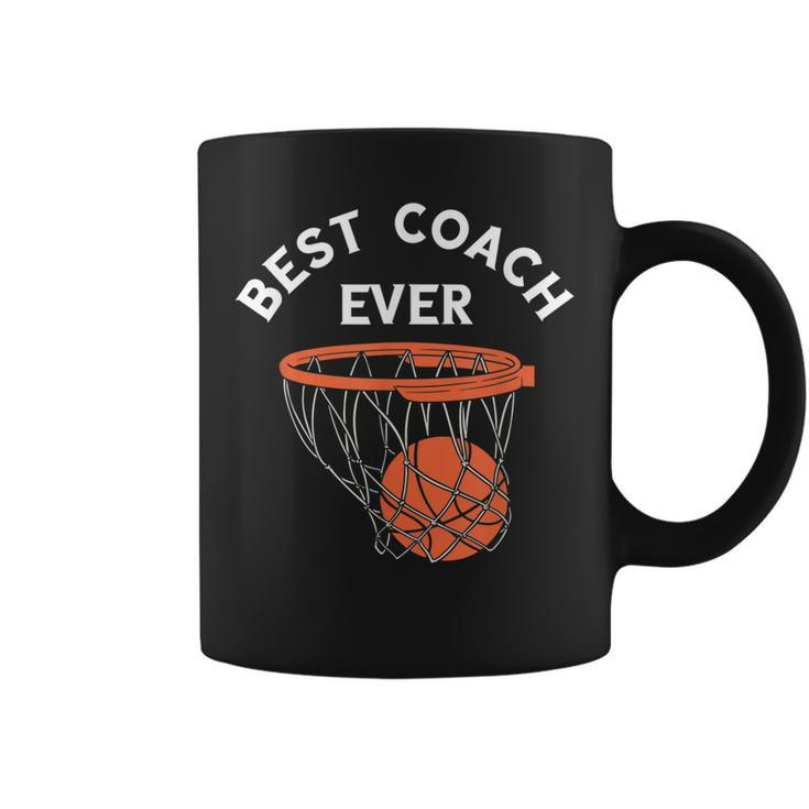 Best Coach Ever Basketball Team Baller Bball Basketball Coffee Mug