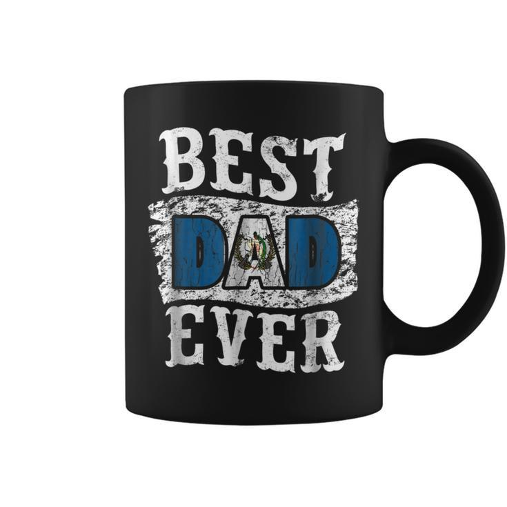 Best Dad Ever Fathers Day  Guatemala Flag Gift For Mens Coffee Mug