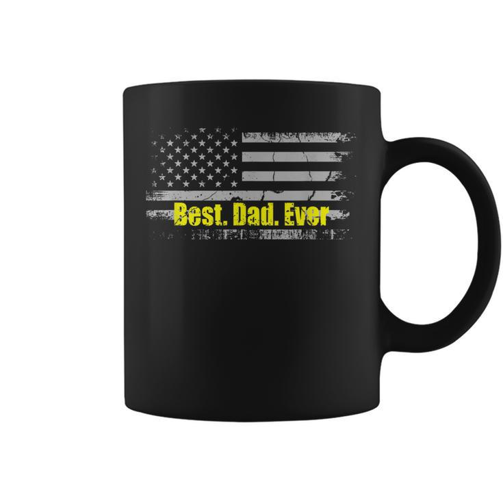 Best Dad Ever Fathers Day Usa Patriotism Coffee Mug