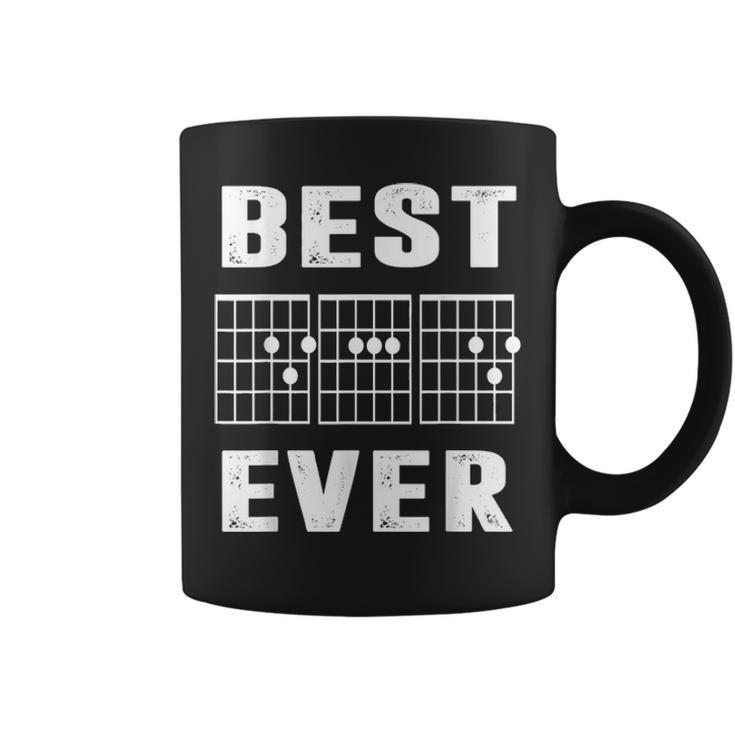 Best Dad Ever  Music Guitar Musician Fathers Day Gifts Coffee Mug