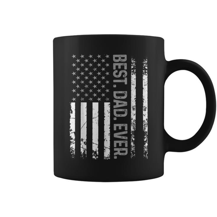 Best Dad Ever Usa Flag United States For Dad On Fathers Day Gift For Mens Coffee Mug