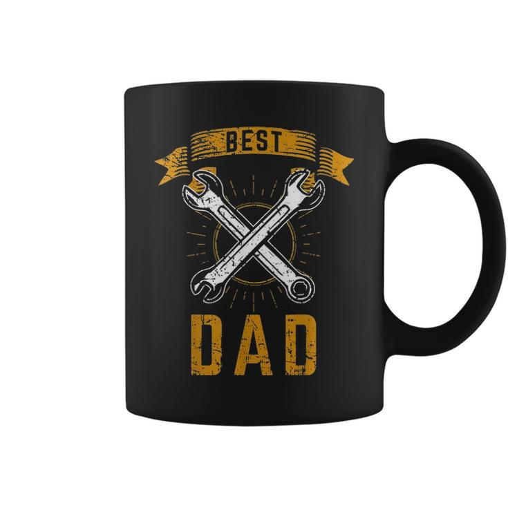 Best Dad Mechanic Ever Wrench  Gift Fathers Day Outfit V2 Coffee Mug