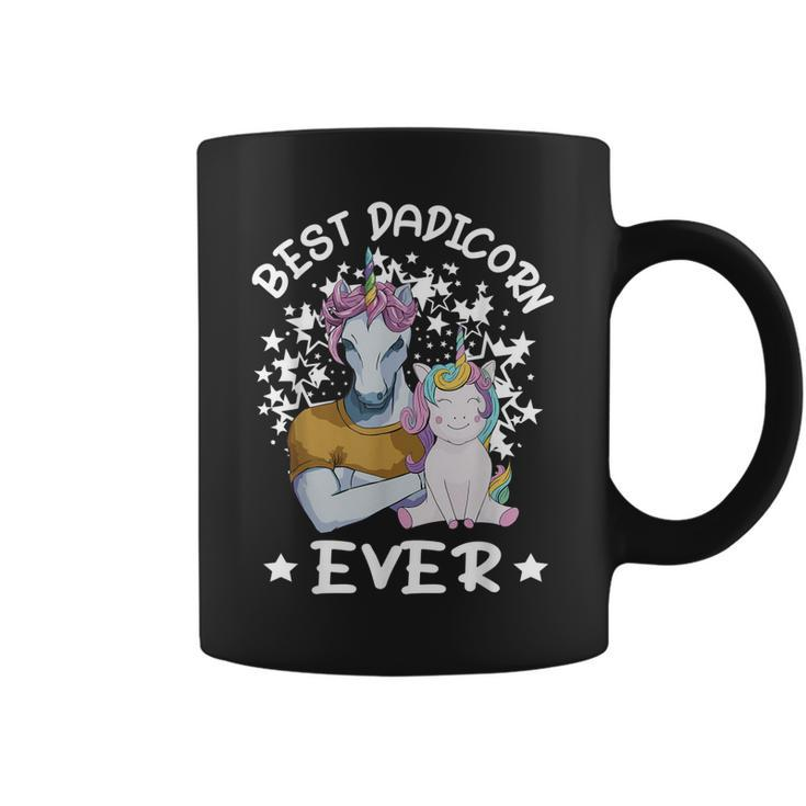 Best Dadicorn Ever Unicorn Dad & Baby Fathers Day Gift For Mens Coffee Mug