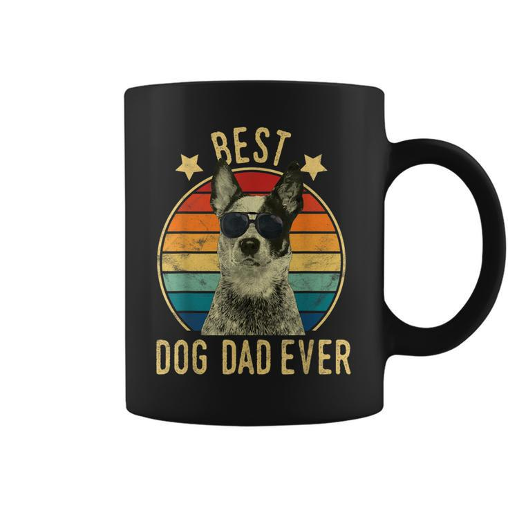 Best Dog Dad Ever Australian Cattle Dog Fathers Day Gift Gift For Mens Coffee Mug
