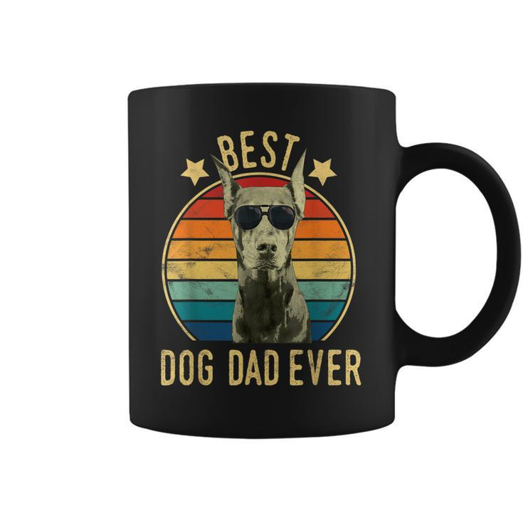 Best Dog Dad Ever Doberman Pinscher Fathers Day Gift Gift For Mens Coffee Mug