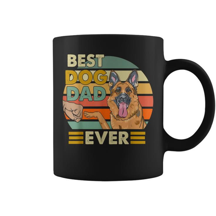 Best Dog Dad Ever German Shepherd Dog Gift For Mens Coffee Mug