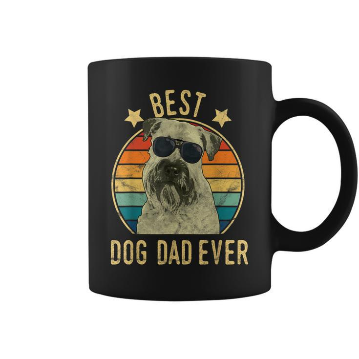 Best Dog Dad Ever Soft Coated Wheaten Terrier Fathers Day Gift For Mens Coffee Mug