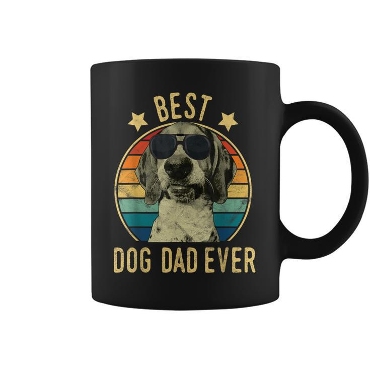 Best Dog Dad Ever Treeing Walker Coonhound Fathers Day Gift Coffee Mug