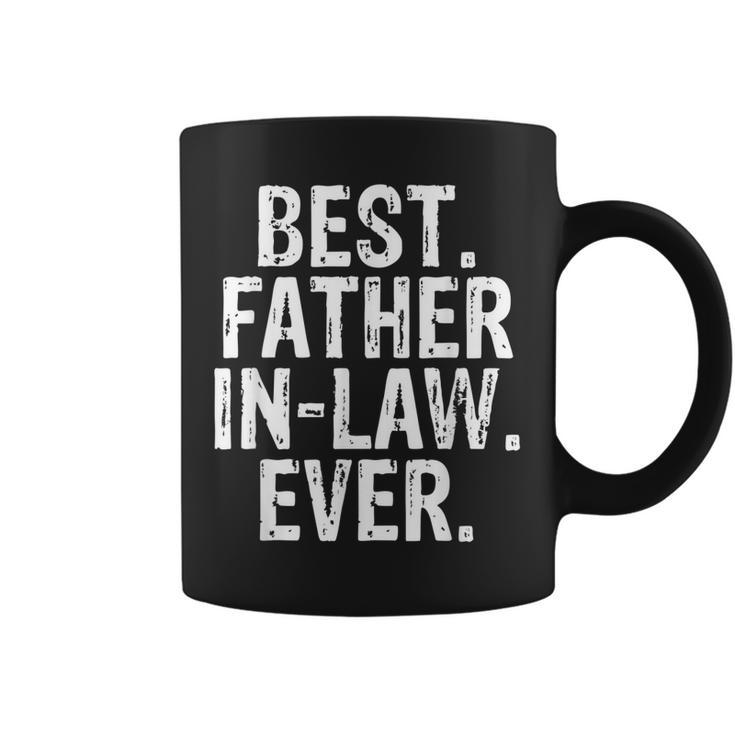 Best Father Inlaw Ever Cute Dad Clothing Coffee Mug