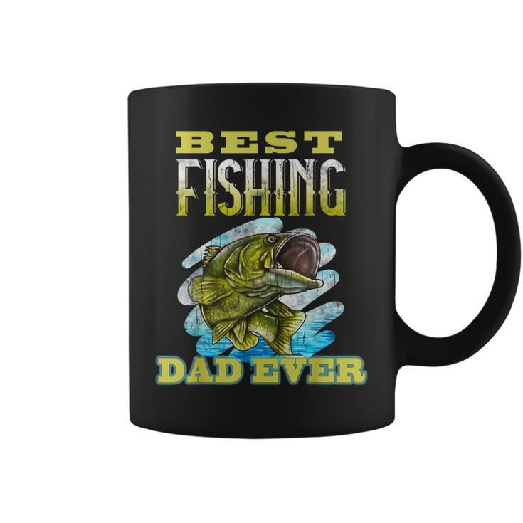 Best Fishing Dad Ever Fisherman Father Gift For Mens Coffee Mug