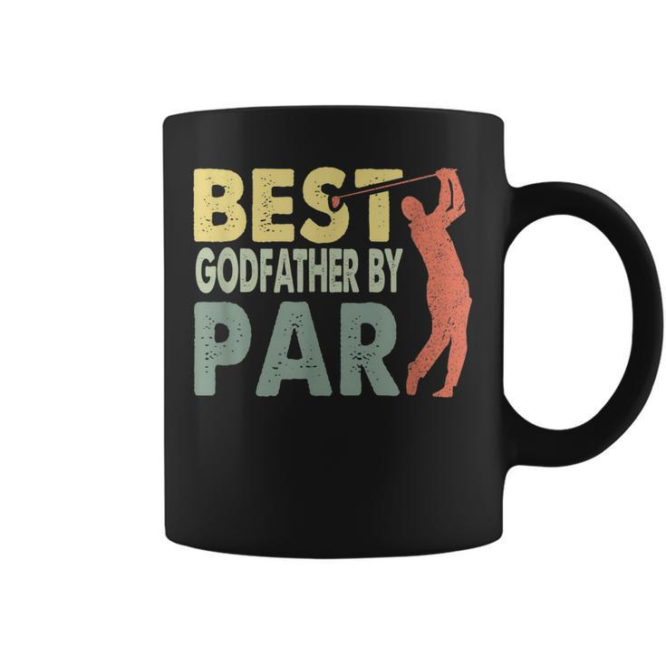 Best Godfather By Par Fathers Day Golf Gift Grandpa  Coffee Mug