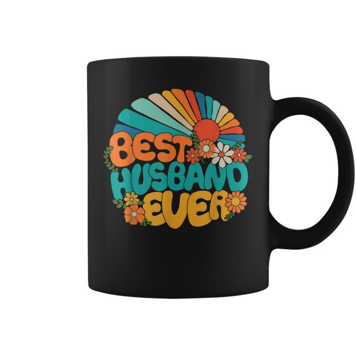 Best Husband Ever Retro Groovy 70S Fathers Day Hubby  Coffee Mug