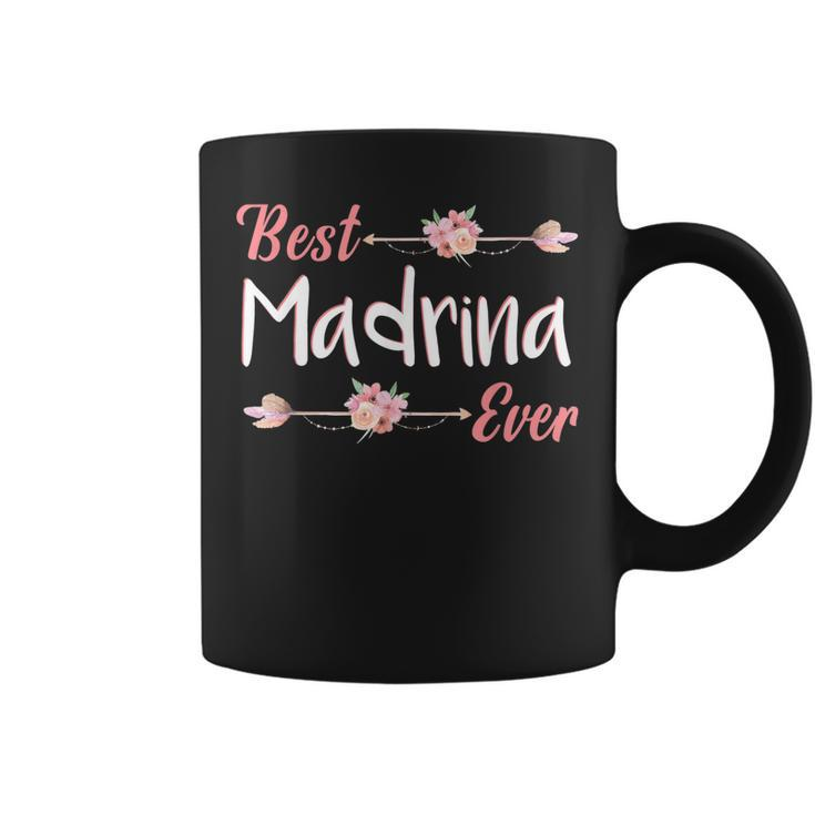 Best Madrina Ever Spanish Godmother Floral Gift Coffee Mug