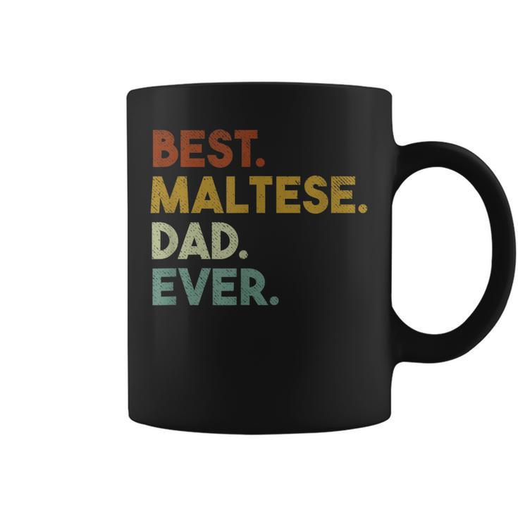 Best Maltese Dad Ever Gift For Maltese Dog Lover Gift For Mens Coffee Mug