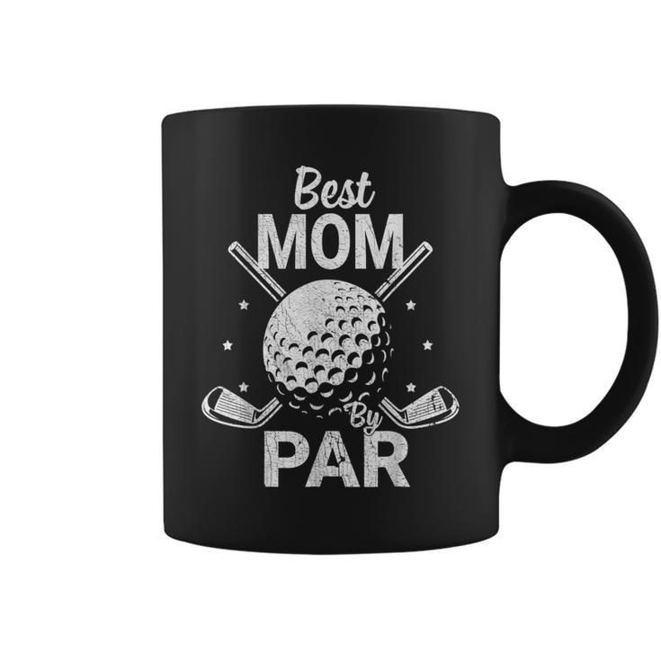 Best Mom By Par Daddy Fathers Day Funny Golf Lover  Coffee Mug