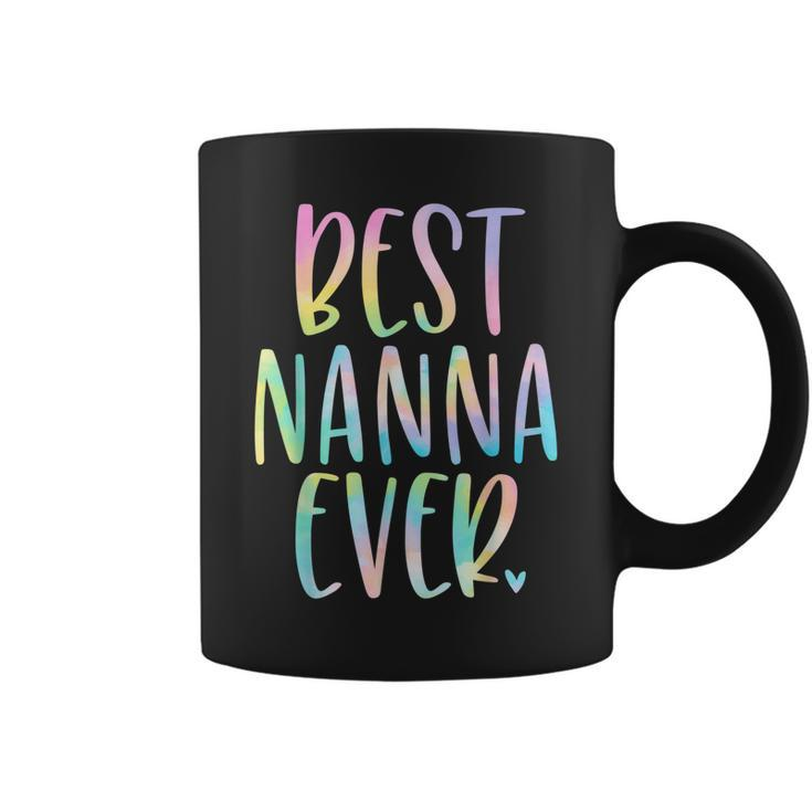 Best Nanna Ever Gifts Mothers Day Tie Dye Coffee Mug