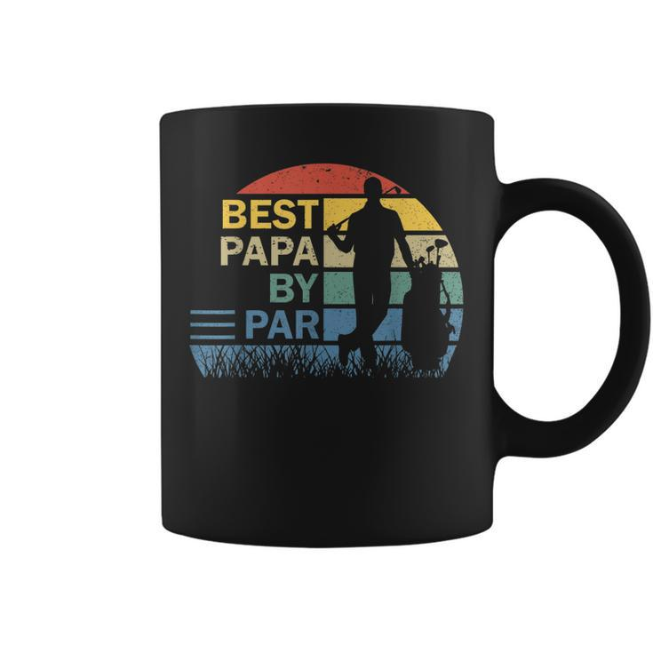 Best Papa By Par Fathers Day Papa Daddy Dad Popa Golf Gift For Mens Coffee Mug