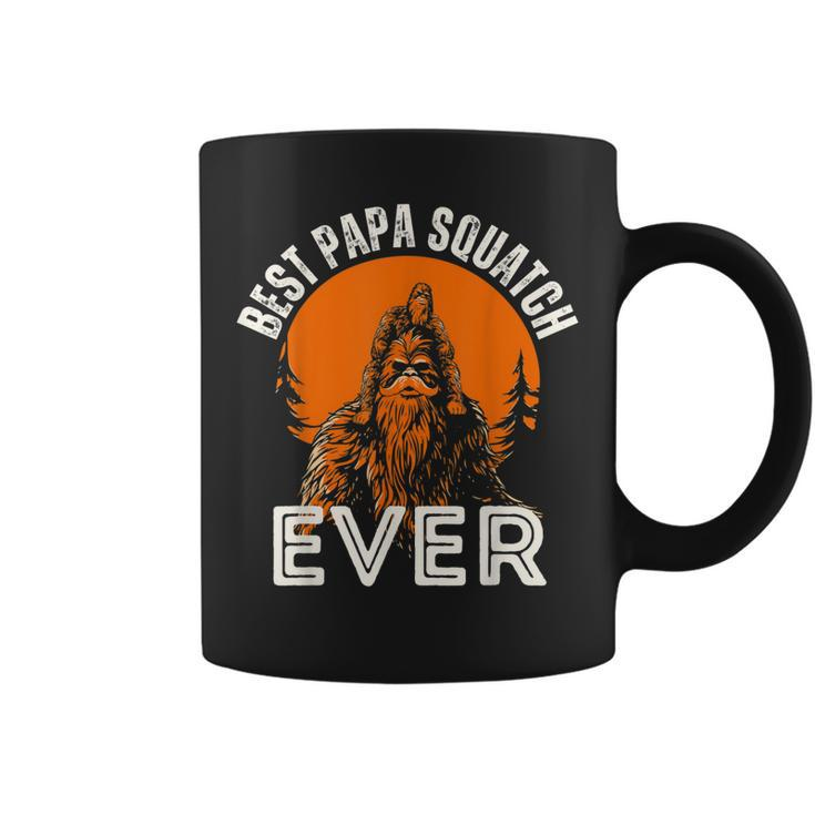 Best Papa Squatch Ever Sasquatch Dad Bigfoot Fathers Day Men  Coffee Mug