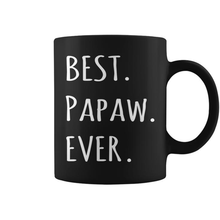 Best Papaw Ever  Grandpa Nickname Text T Coffee Mug