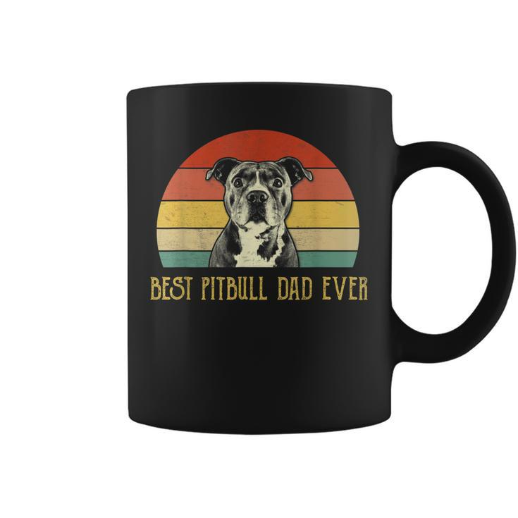 Best Pitbull Dad Ever Pitbull Dog Lovers Fathers Day Gift  Coffee Mug
