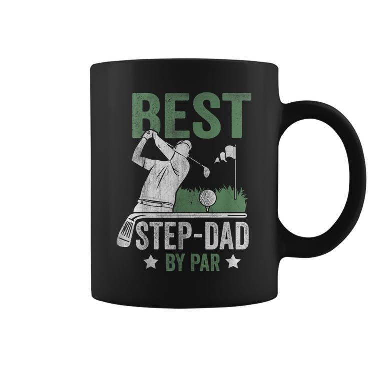 Best Stepdad By Par Fathers Day Golf Gift Gift For Mens Coffee Mug