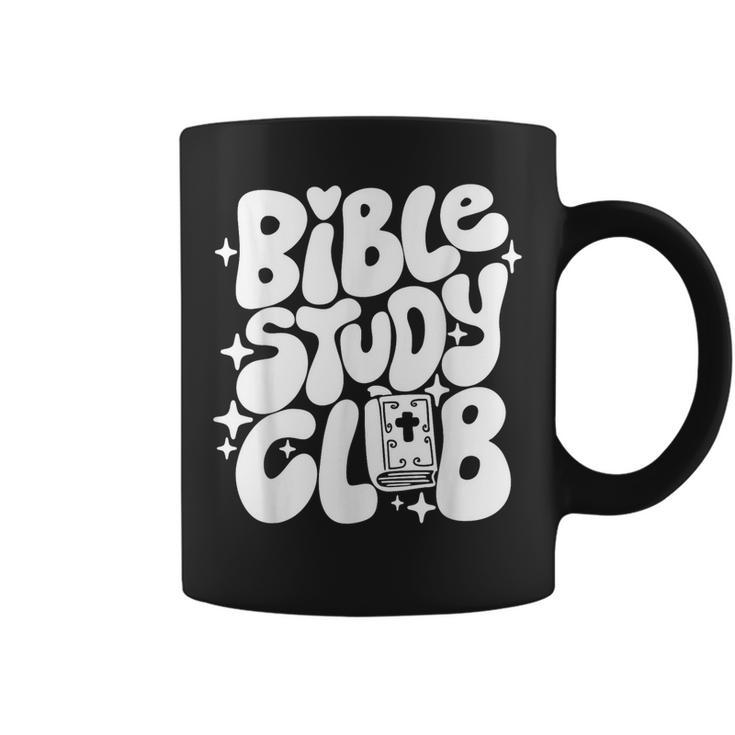 Bible Study Club Groovy Religious Christian Hippie  Coffee Mug
