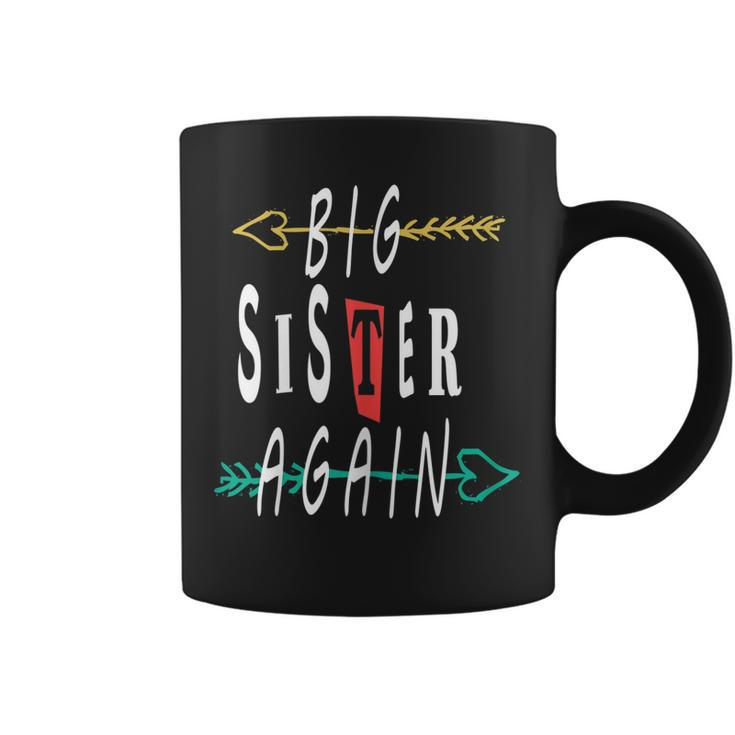 Big Sister Again  Older Daughter Gift Birthday Coffee Mug