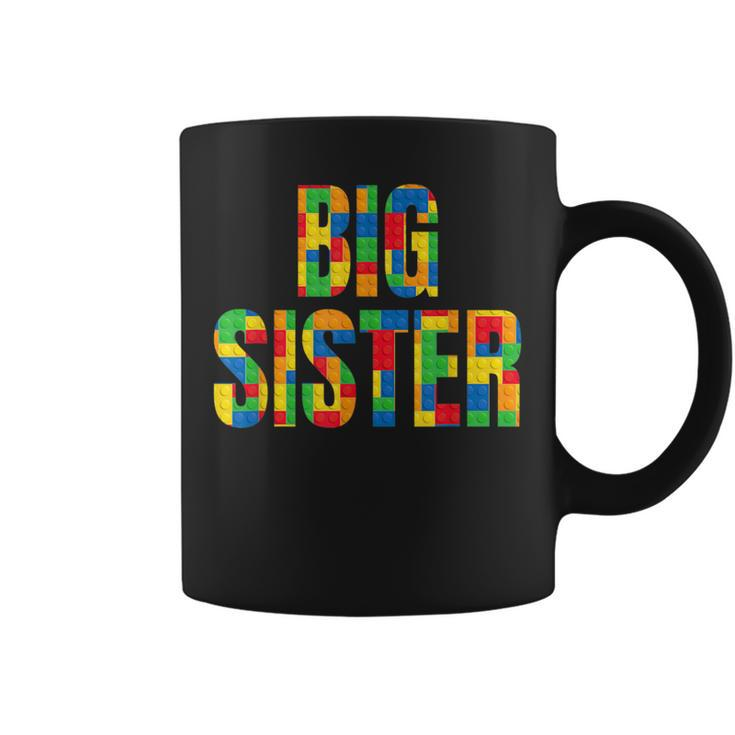 Big Sister Brick Master Builder Building Blocks Set Family Coffee Mug