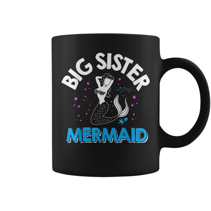 Big Sister Mermaid Matching Family Coffee Mug