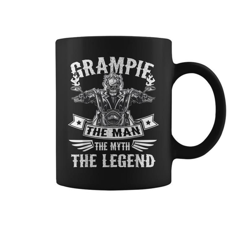Biker Grandpa Grampie The Man Myth The Legend Motorcycle Coffee Mug