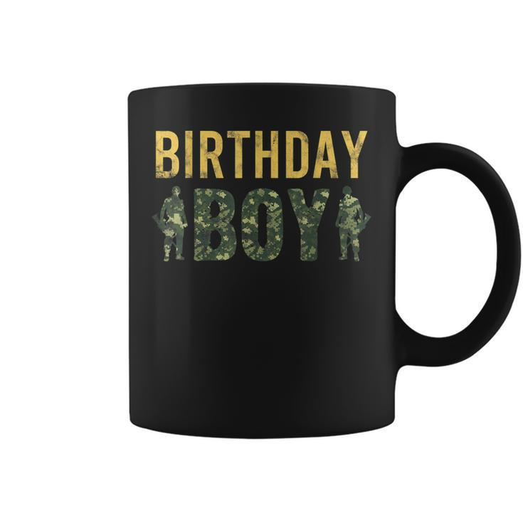Birthday Boy Army Military Party Camouflage Lover Gift Coffee Mug