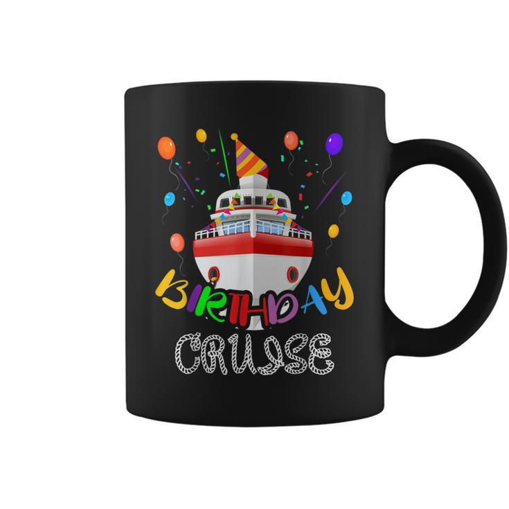 Birthday Cruise  Cruising Bday Party Ocean Ship Cake Coffee Mug
